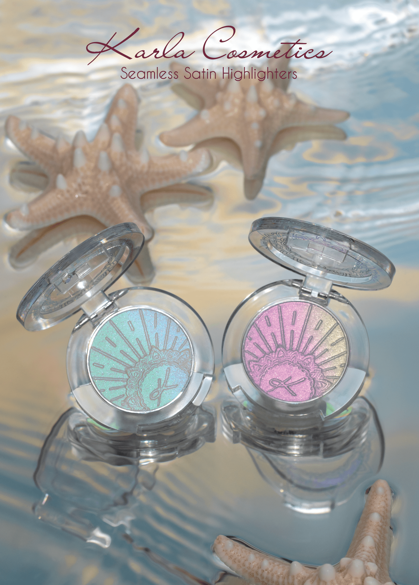 **Pre-Order Only, Ships in 8-12 Weeks** Lagoon Waves Seamless Satin Highlighter