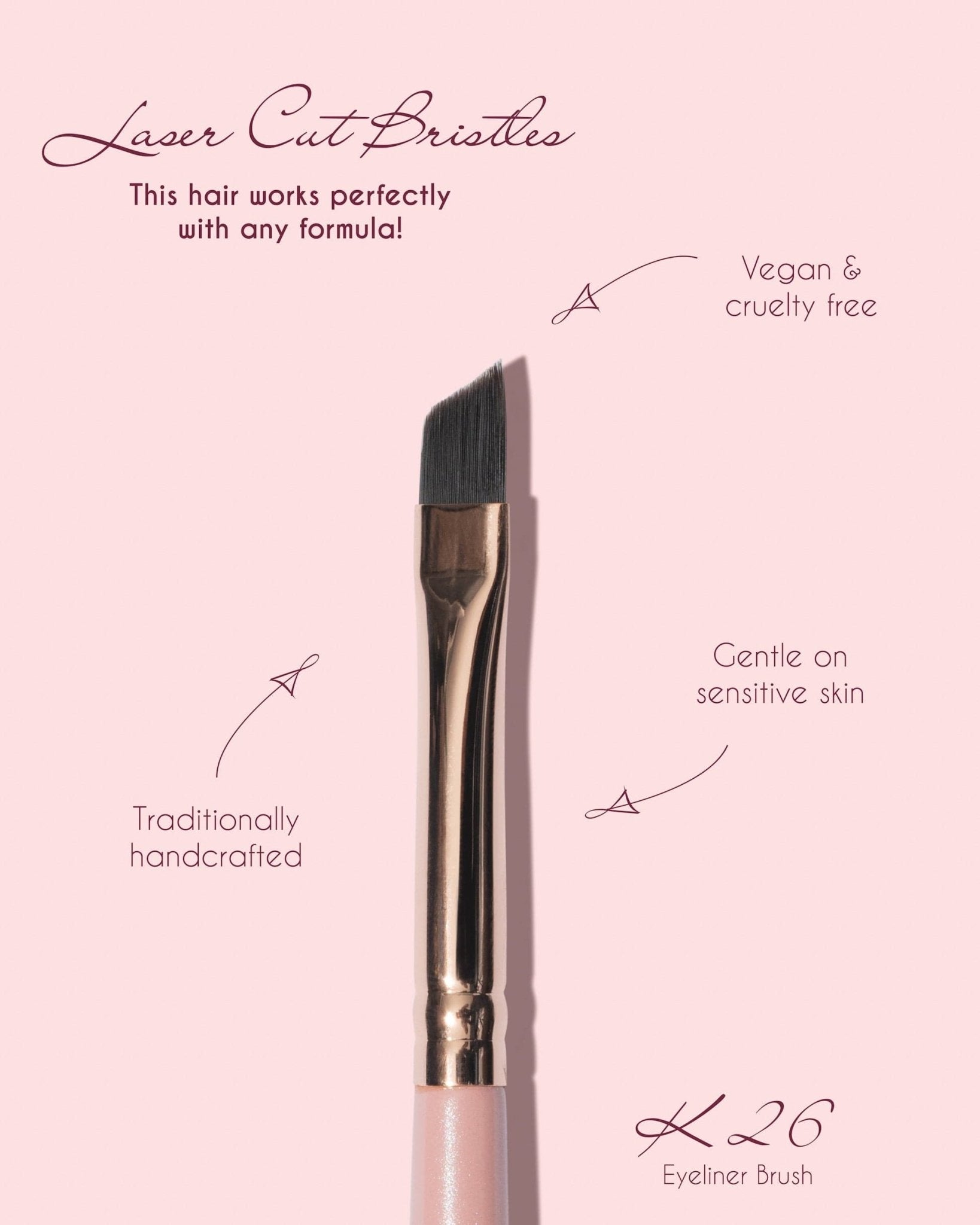K26 Eyeliner Essential Makeup Brush - Karla Cosmetics