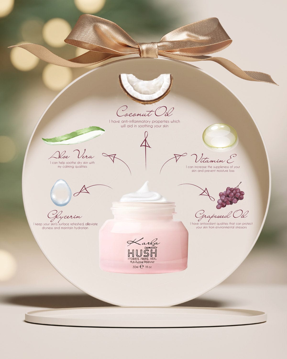 HUSH | Makeup Primer & Moisturiser - Karla Cosmetics