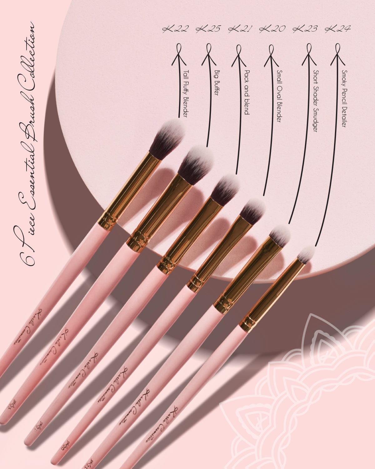 All Essential Makeup Brushes - Karla Cosmetics