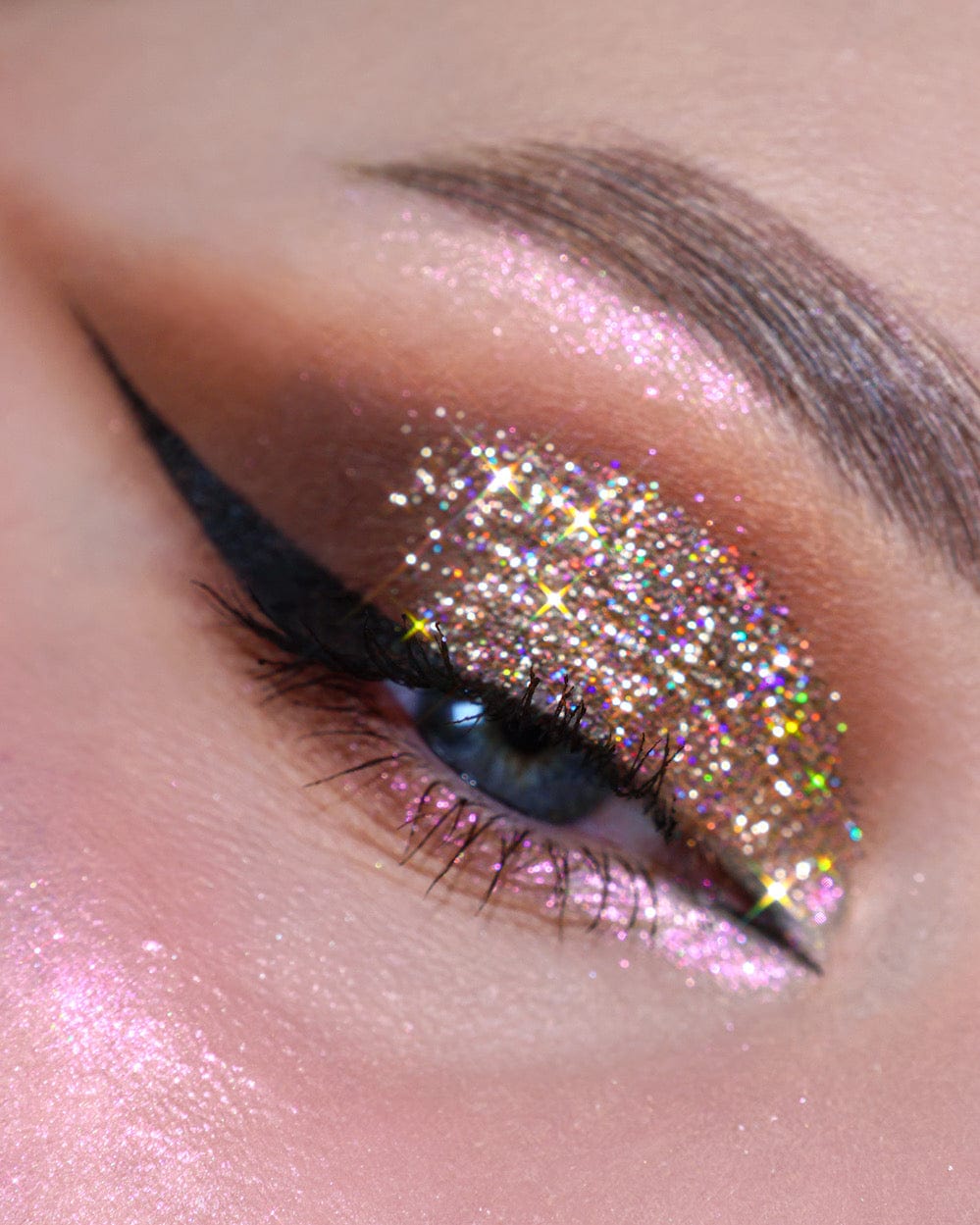 Golden Rose Holographic Glitter - Karla Cosmetics
