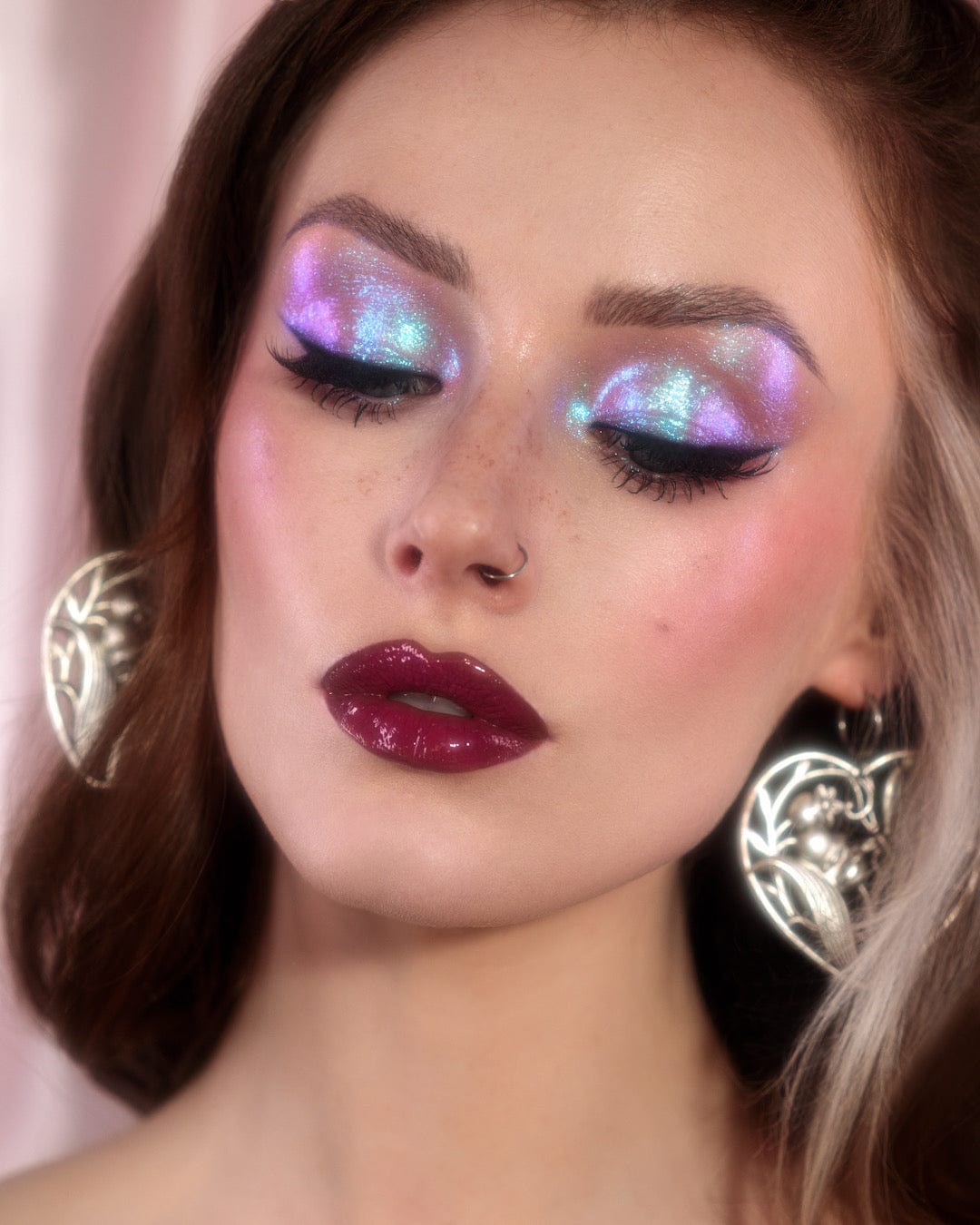 Moody Cow Opal Moonstone Multichrome Loose Eyeshadow Cosmetics Karla Cosmetics Moody Cow 