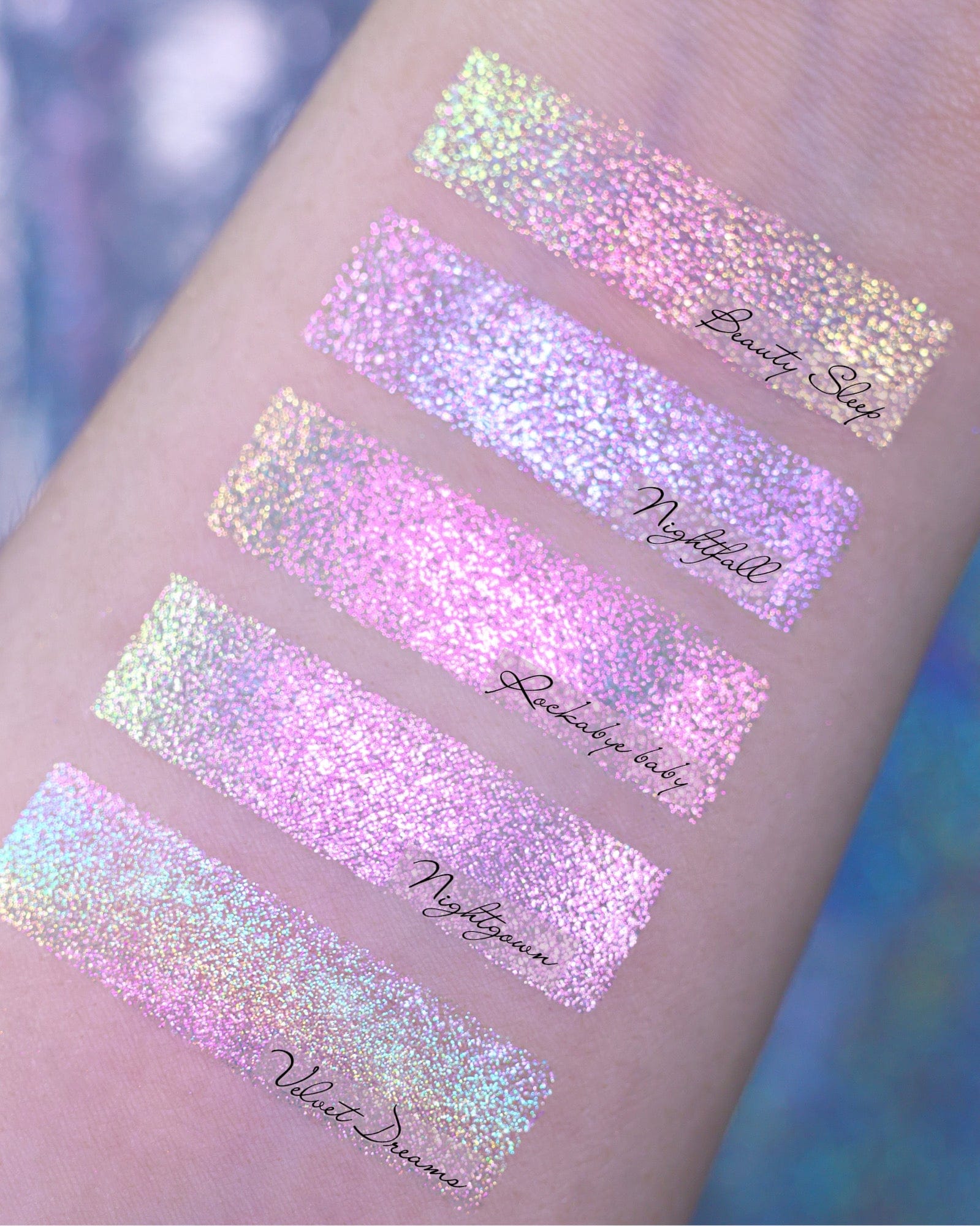 Opal Multichrome Pressed Eyeshadows - Karla Cosmetics