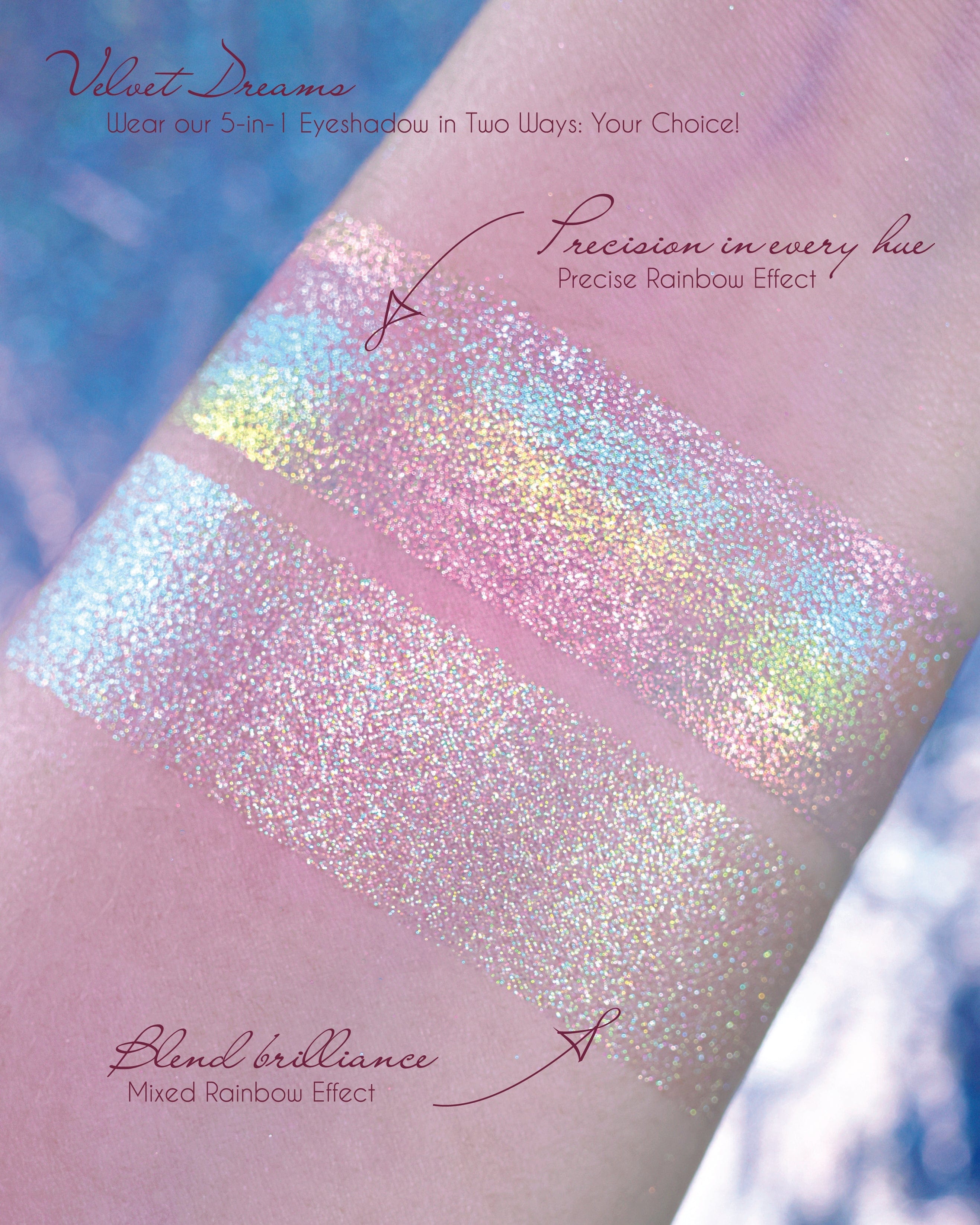 Opal Multichrome Pressed Eyeshadows - Karla Cosmetics