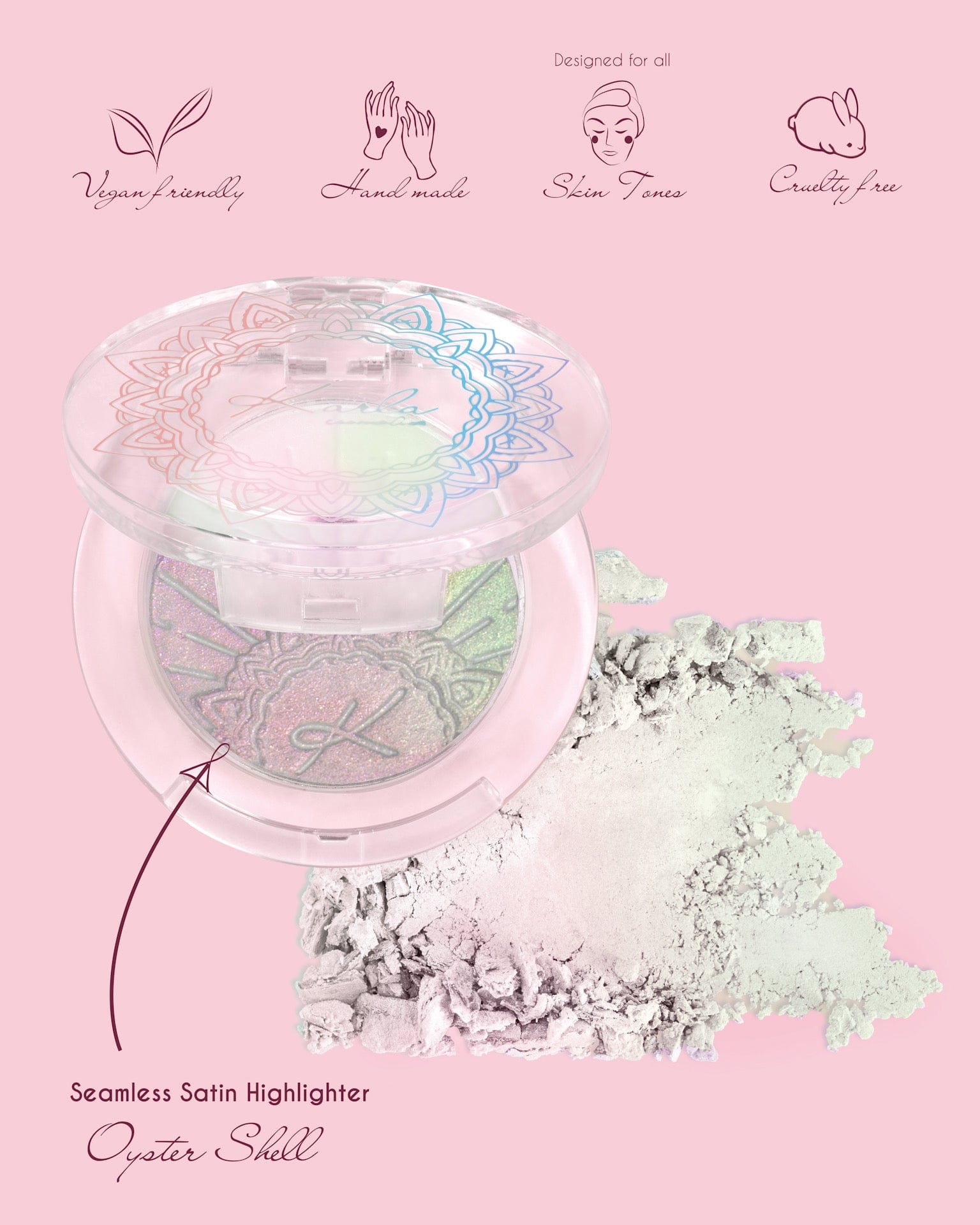 Seamless Satin Highlighters - Karla Cosmetics