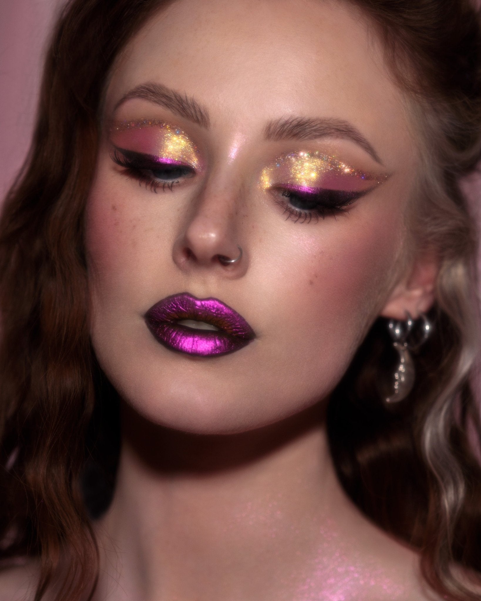 Golden Rose Holographic Glitter - Karla Cosmetics