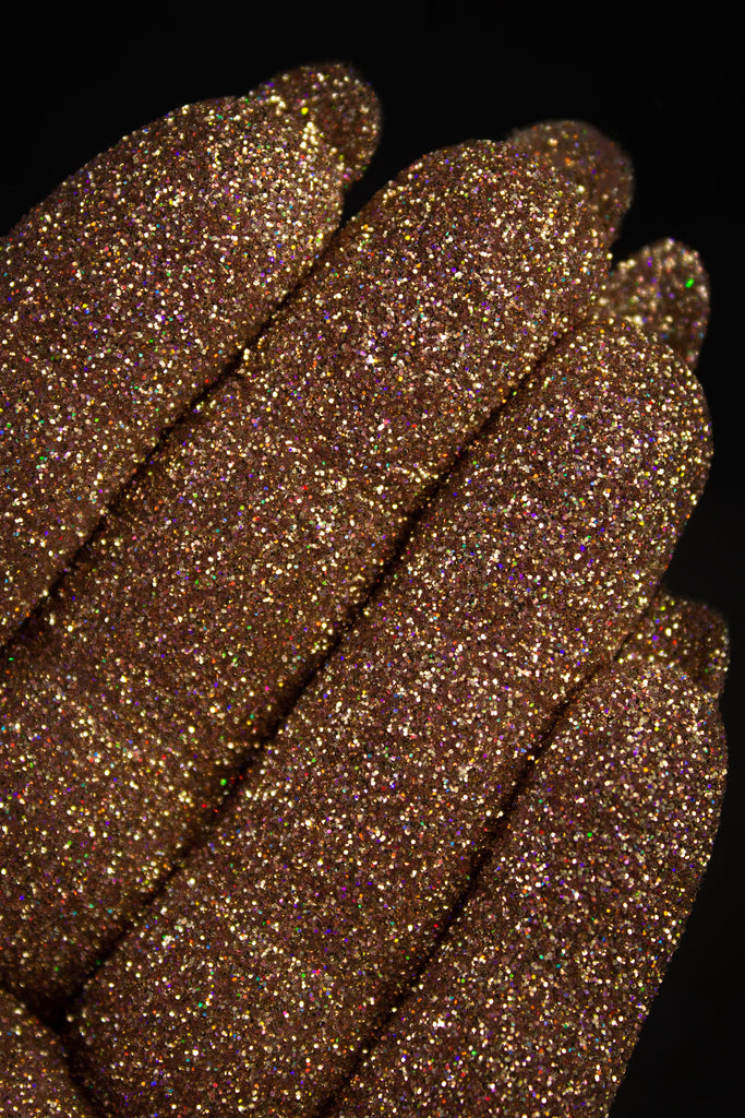 Golden Rose Holographic Glitter Body & Hair Glitter Karla Cosmetics 